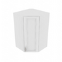 Brooklyn Bright White Corner Wall Cabinet - 27" W x 42" H x 15" D 27" W