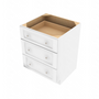 Brooklyn Bright White Drawer Base Cabinet - 27" W x 34.5" H x 24" D 27" W