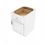 Brooklyn Bright White Desk Drawer Base Cabinet - 18" W x 29.5" H x 24" D 18" W