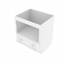 Brooklyn Bright White Microwave Base Cabinet - 30" W x 34.5" H x 24" D 30" W