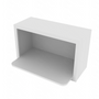 Brooklyn Bright White Microwave Wall Cabinet - 30" W x 18" H x 12" D 30" W