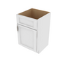 Brooklyn Bright White Single Door Vanity Base - 21" W x 34.5" H x 21" D 21" W