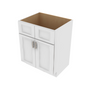 Brooklyn Bright White Double Door Vanity 12" W x 34.5" H x 21" D 12" W