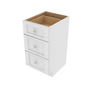Brooklyn Bright White Vanity Drawer Base - 18" W x 34.5" H x 21" D 18" W