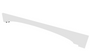 Brooklyn Bright White Cabinet Valance - 37" W x 4.5" H x 0.75" D 37" W
