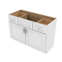 Brooklyn Bright White Vanity Sink Base - 48" W x 34.5" H x 21" D 48" W
