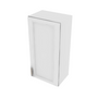 Brooklyn Bright White Single Door Wall Cabinet - 18" W x 36" H x 12" D 18" W