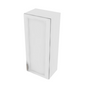 Brooklyn Bright White Single Door Wall Cabinet - 18" W x 42" H x 12" D 18" W
