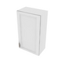 Brooklyn Bright White Single Door Wall Cabinet - 21" W x 36" H x 12" D 21" W