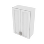 Brooklyn Bright White Double Door Wall Cabinet - 24" W x 36" H x 12" D 24" W