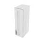 Brooklyn Bright White Single Door Wall Cabinet - 9" W x 30" H x 12" D 9" W