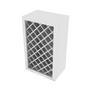 Brooklyn Bright White Wine Rack - 30" W x 18" H x 12" D 30" W