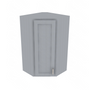 Essential Gray Corner Wall Cabinet - 24" W x 42" H Default Title