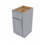 Essential Gray Single Door Base Vanity - 15" W x 21" D Default Title