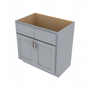 Essential Gray Vanity Sink Base - 36" W x 34.5" H x 21" D Default Title