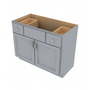 Essential Gray Vanity Sink Base - 42" W x 34.5" H x 21" D Default Title