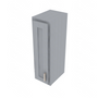 Essential Gray Single Door Wall Cabinet - 9" W x 30" H