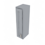 Essential Gray Single Door Wall Cabinet - 9" W x 36" H
