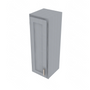Essential Gray Single Door Wall Cabinet - 12" W x 36" H Default Title
