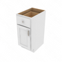 Essential White Single Door Base Vanity - 15" W x 21" D Default Title
