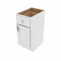 Essential White Single Door Base Vanity - 15" W x 21" D Default Title
