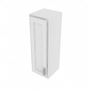 Essential White Single Door Wall Cabinet - 12" W x 36" H Default Title