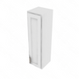 Essential White Single Door Wall Cabinet - 12" W x 42" H Default Title