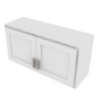 Essential White Double Door Wall Cabinet - 36" W x 18" H Default Title