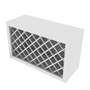 Essential White Wine Rack - 30" W x 18" H x 12" D Default Title