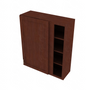Shaker Espresso Blind Wall Cabinet - 36" W x 42" H x 12" D 36" W