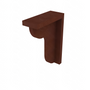 Shaker Espresso Medium Corbel - 3" W x 10.5" H x 7.5" D 3" W