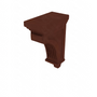 Shaker Espresso Transitional Corbel - 3.5" W x 10.5" H x 7" D 3.5" W