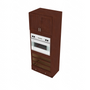 Shaker Espresso Oven Cabinet - 33" W x 90" H x 24" D 33" W