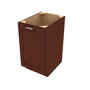 Shaker Espresso 2 Trash Can Base (Full Height) - 18" W x 34.5" H x 24" D 18" W