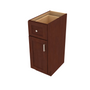 Shaker Espresso Single Door Vanity Base 12" W x 34.5" H x 21" D 12" W