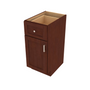 Shaker Espresso Single Door Vanity Base 15" W x 34.5" H x 21" D 15" W