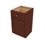 Shaker Espresso Single Door Vanity Base 18" W x 34.5" H x 21" D 18" W