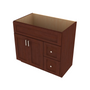 Shaker Espresso Vanity Combo Cabinet Right - 36" W x 34.5" H x 21" D 36" W