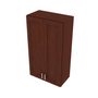 Shaker Espresso Double Door Wall Cabinet - 24" W x 42" H x 12" D 24" W