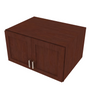 Shaker Espresso Double Door Wall Cabinet - 33" W x 18" H 33" W