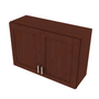 Shaker Espresso Double Door Wall Cabinet - 36" W x 24" H 36" W