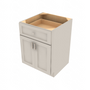 Shaker Sand Double Door Standard Base Cabinet - 24" W x 34.5" H x 24" D 24" W