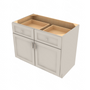 Shaker Sand Double Door Standard Base with Center Stile - 42" W x 34.5" H x 24" D 42" W