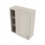 Shaker Sand Blind Wall Cabinet - 30" W x 36" H x 12" D 30" W
