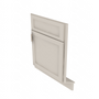 Shaker Sand Corner Sink Front - 27" W x 34.5" H x 2" D 27" W