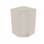 Shaker Sand Corner Wall Cabinet - 27" W x 42" H x 15" D 27" W