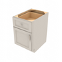 Shaker Sand Desk Drawer Base Cabinet - 18" W x 29.5" H x 24" D 18" W
