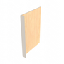 Shaker Sand Dishwasher End Panel - 3" W x 34.5" H x 24" D 3" W