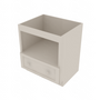 Shaker Sand Microwave Base Cabinet - 30" W x 34.5" H x 24" D 30" W