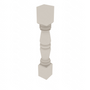 Shaker Sand Turned Post - 5" W x 35.5" H x 5" D 5" W